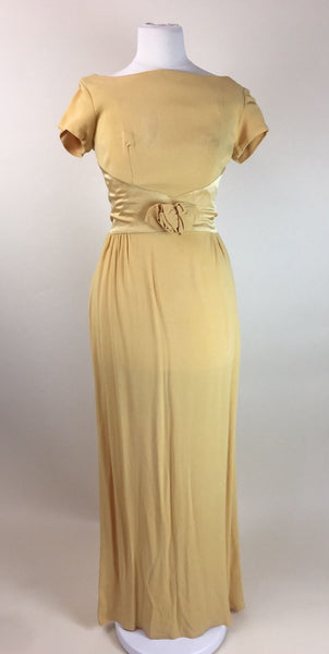 Vintage 1940s Golden Sirens Gown