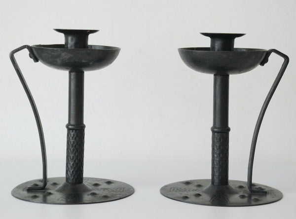 Antique Goberg Jugendstil Candlesticks (Pair)