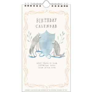 Birthday Calendar (Crests)