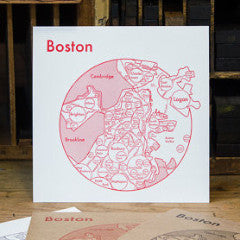 Boston 8x8 red/white