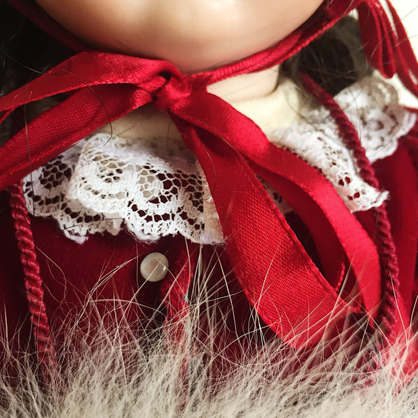 porcelain doll red dress Vintage and antique collectible homeware fashion and lifestyle – Klondike
