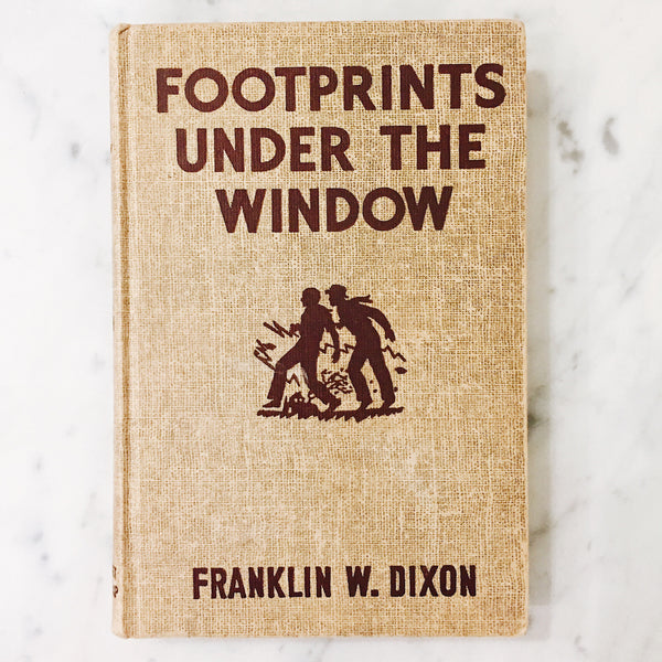 Vintage Children's Book: Footprints Under The Window