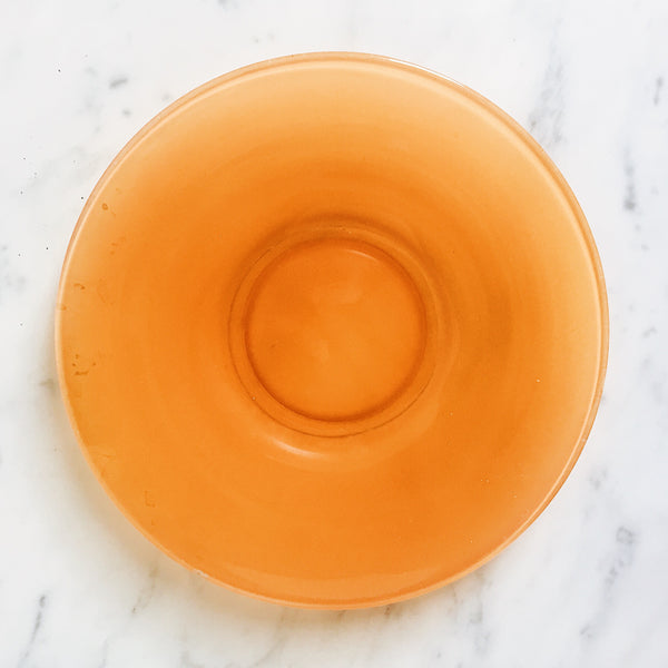 Vintage Persimmon Peach Plate