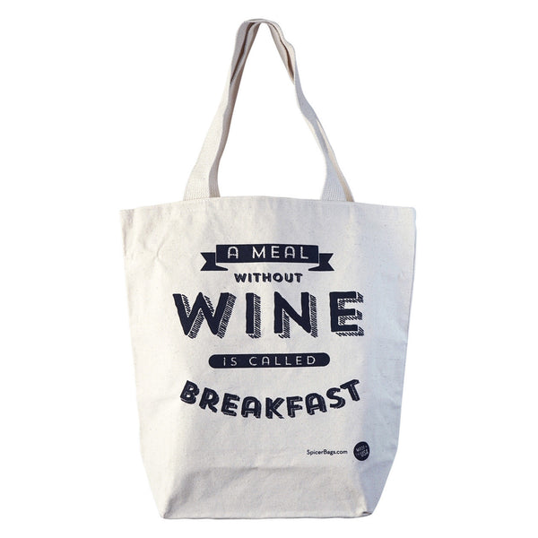 A Meal Without Wine Grocery Tote